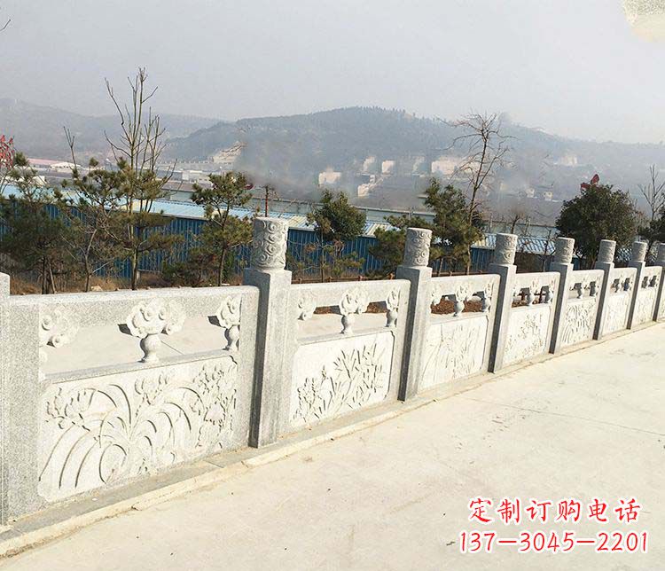 兰州大理石护城河栏板石雕