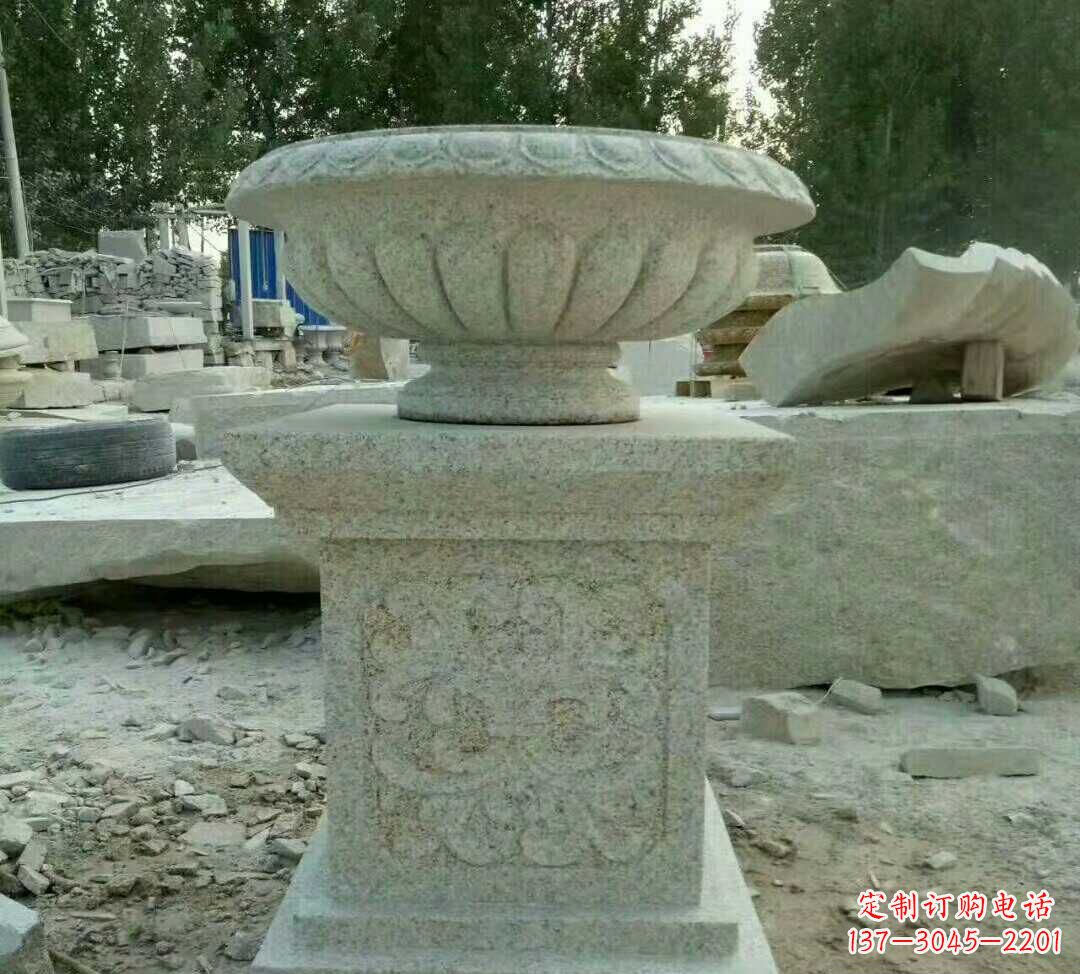 兰州大理石花盆雕塑