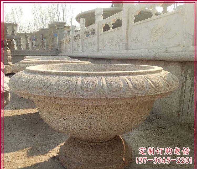 兰州大理石花盆雕塑