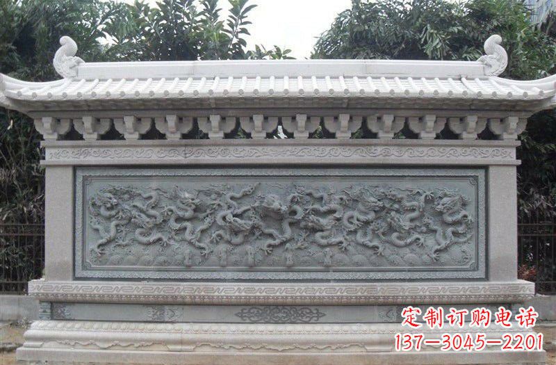 兰州大理石九龙壁雕塑