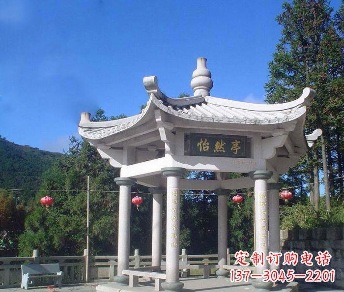 兰州精美大理石凉亭雕塑