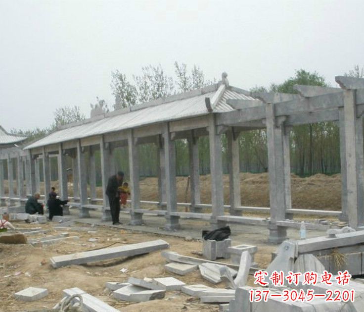 兰州精美大理石凉亭雕塑