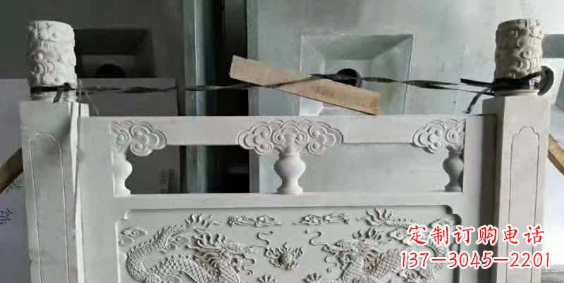 兰州大理石龙浮雕栏板雕塑