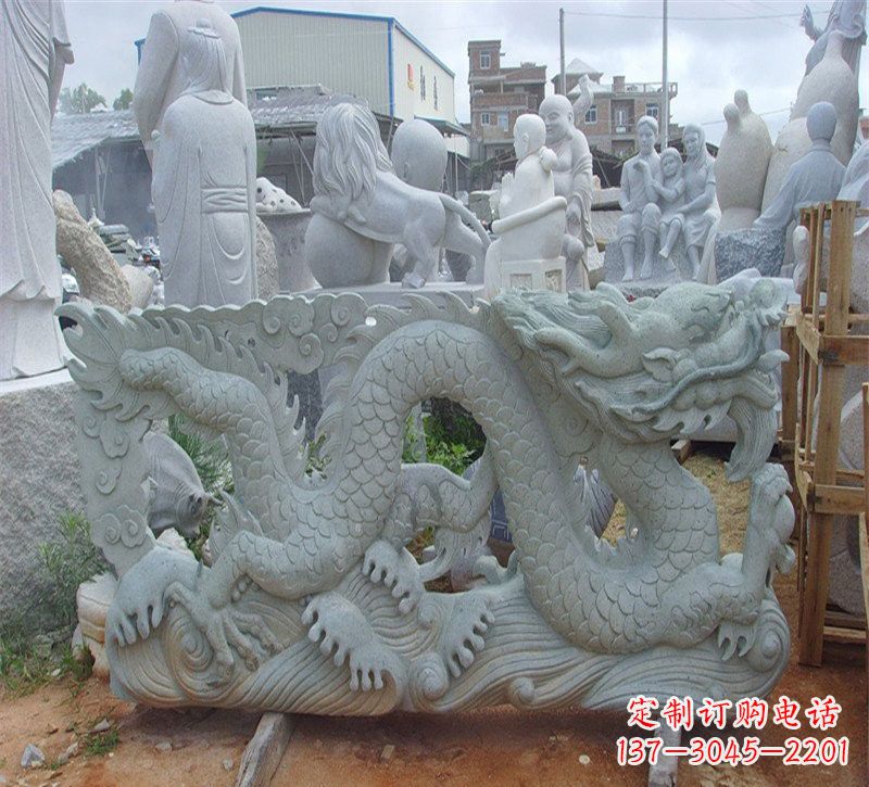 兰州大理石龙石雕传承古老文化，精雕细琢的艺术品