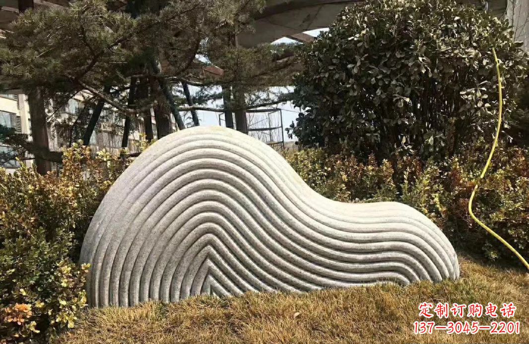 兰州高雅大理石纹理假山雕塑