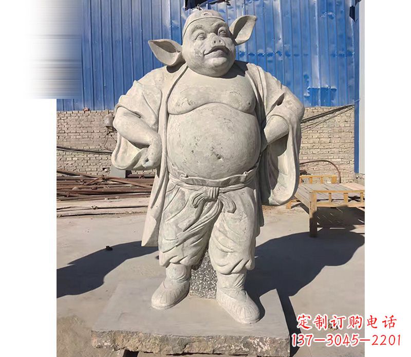 兰州大理石猪八戒雕塑
