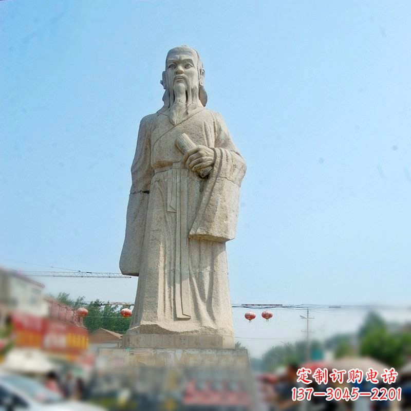 兰州大理石庄子雕塑-名人雕像