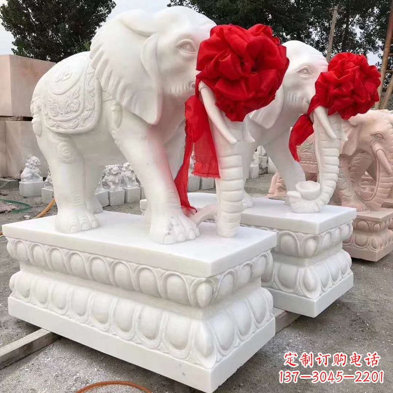 兰州大象形象石雕塑