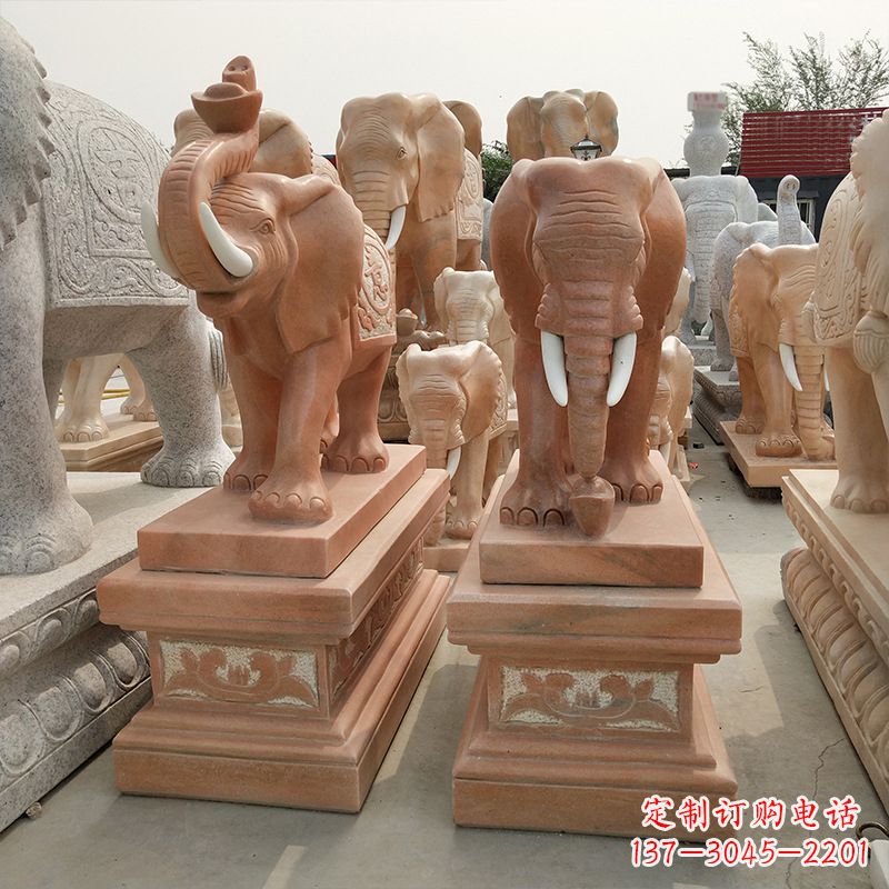 兰州山石大象雕塑