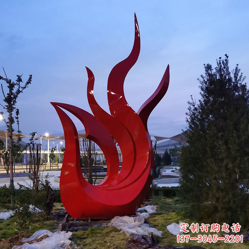 兰州精致工艺大型不锈钢凤凰雕塑
