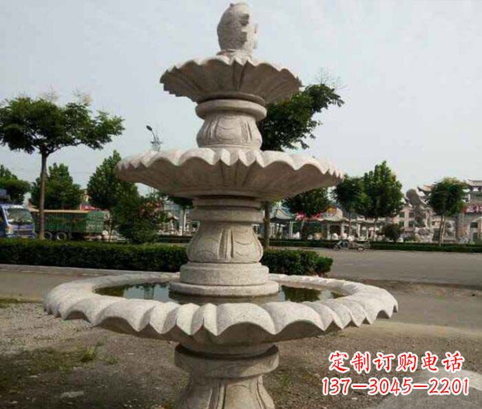 兰州大型多层喷泉石雕