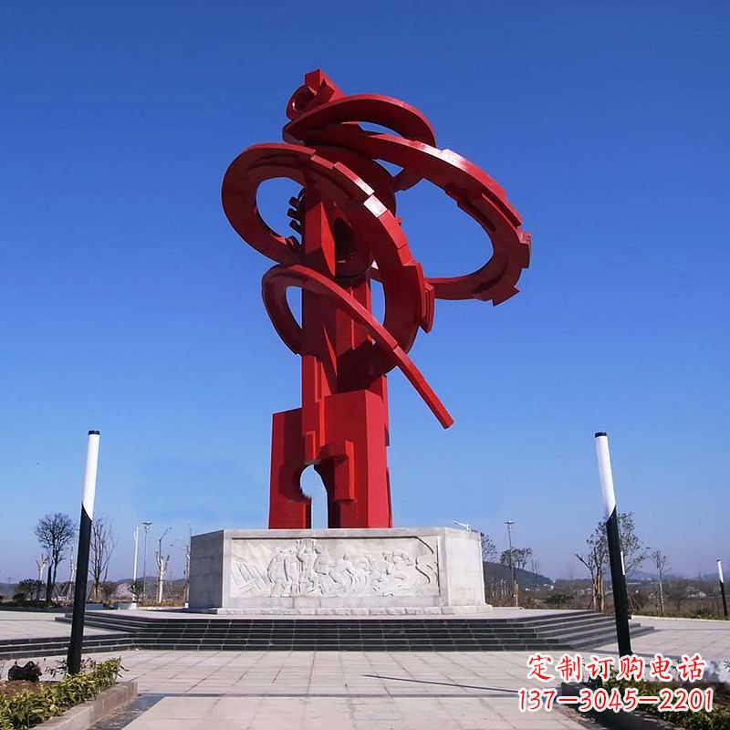 兰州精美龙形不锈钢景观雕塑