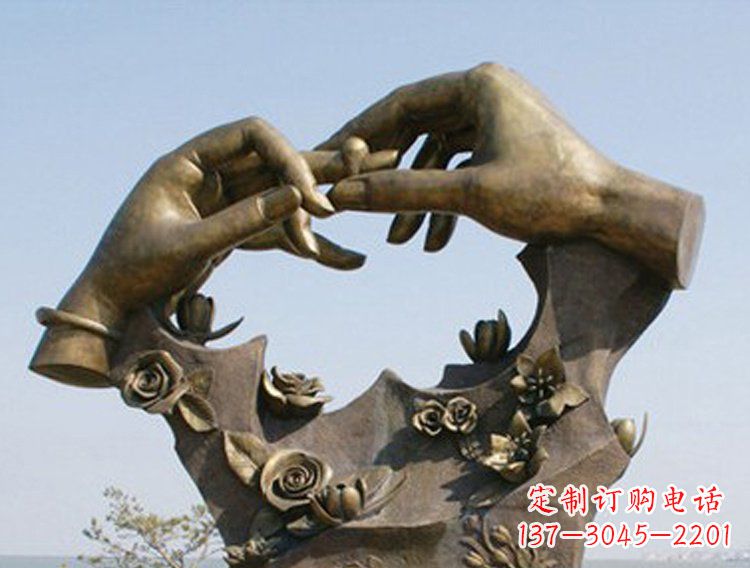 兰州戴戒指的手铜雕