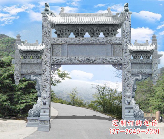 兰州精美牌坊雕塑
