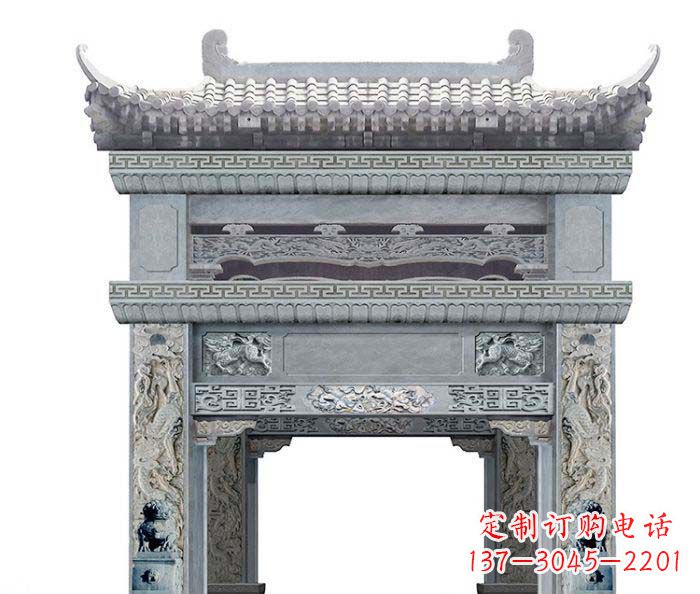 兰州精美石雕牌坊雕塑