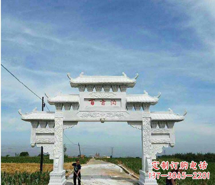 兰州西方风格石牌坊石雕
