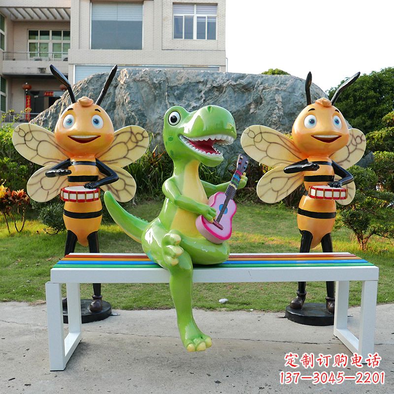 兰州吉他恐龙雕塑