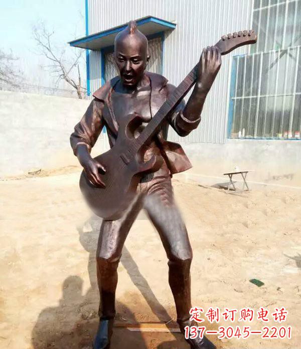 兰州音乐传奇——吉他雕塑