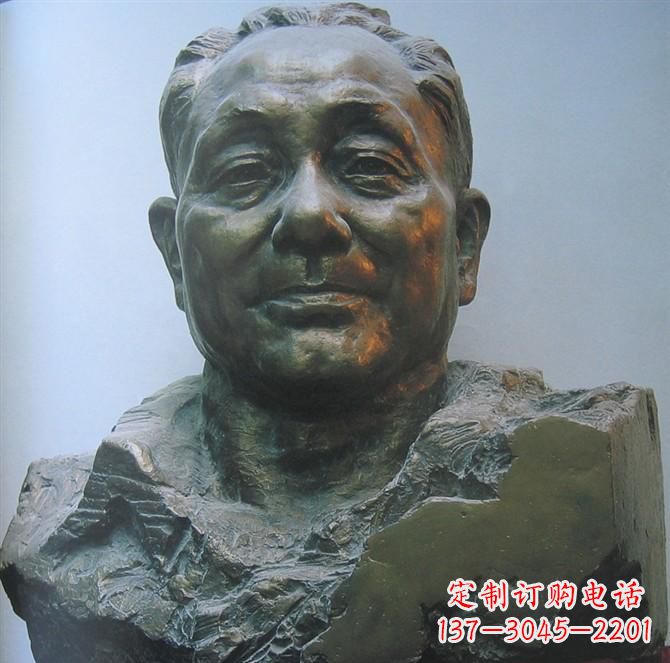 兰州邓小平名人胸像铜雕