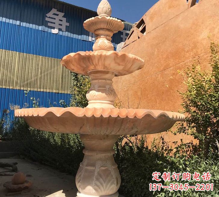 兰州跌水盆喷泉石雕——精美的喷泉雕塑