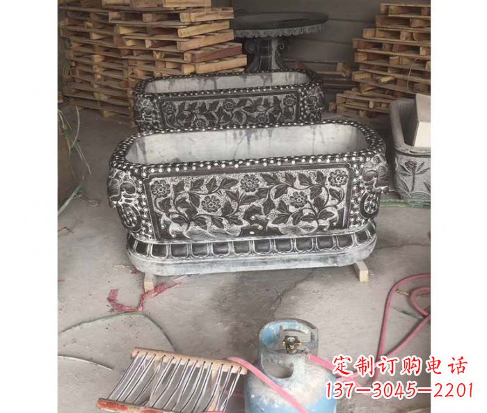 兰州仿古石水缸雕塑