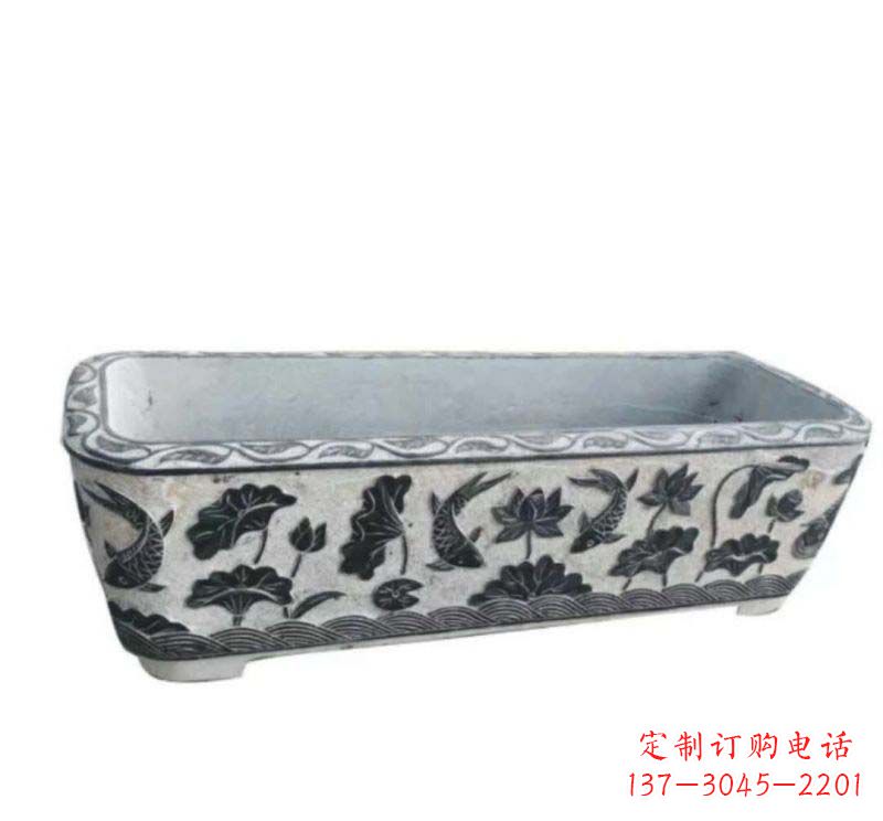 兰州精美水缸石雕