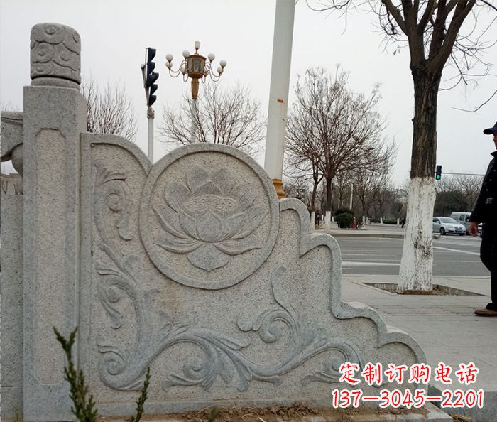 兰州仿古护城河石栏板