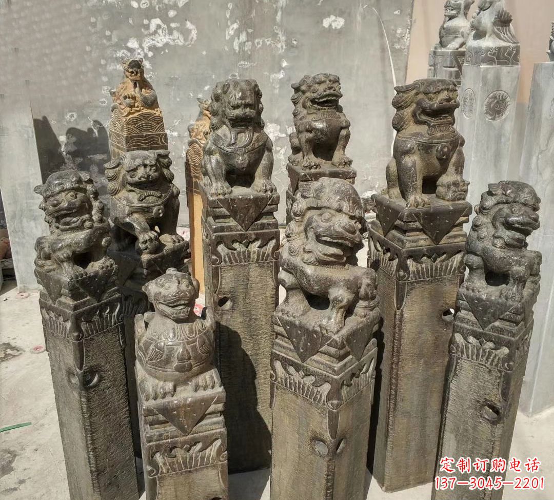 兰州仿古马雕塑,高端定制艺术石雕