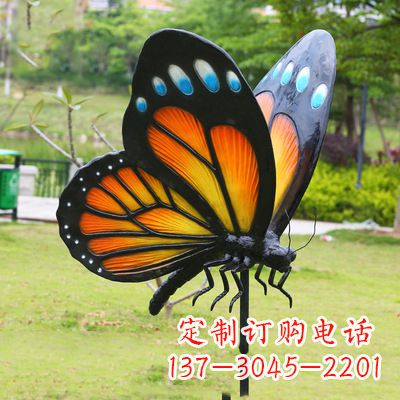 兰州黄色蝴蝶雕塑