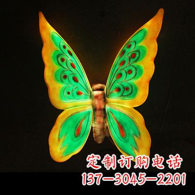 兰州闪耀蝴蝶，精致灯光雕塑