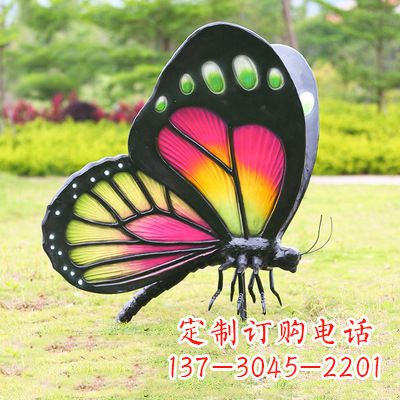 兰州仿真蝴蝶_品红色款405x78x110