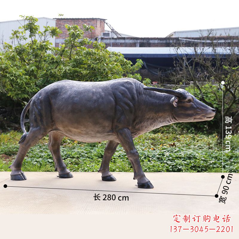 兰州仿真水牛雕塑