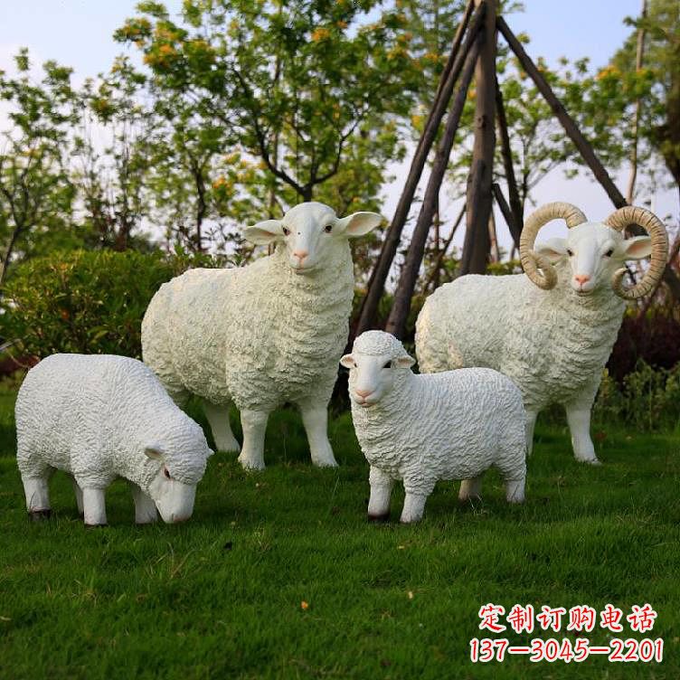 兰州精美玻璃钢动物雕塑