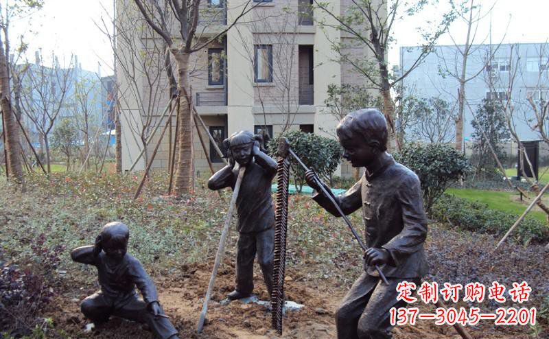 兰州中领雕塑 | 为儿童景观带来美好的铜雕塑