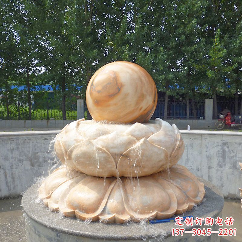兰州高档石制风水球雕塑让您的空间充满风水之力