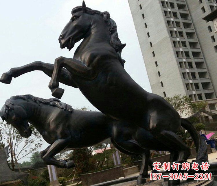 兰州高雅实木动物雕塑