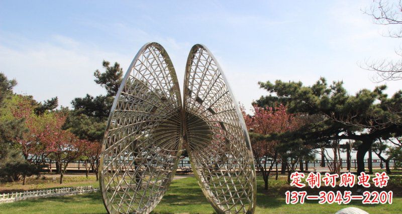 兰州做工细腻的不锈钢抽象雕刻扇贝雕塑