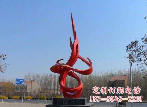 兰州不锈钢火苗经典建筑雕塑