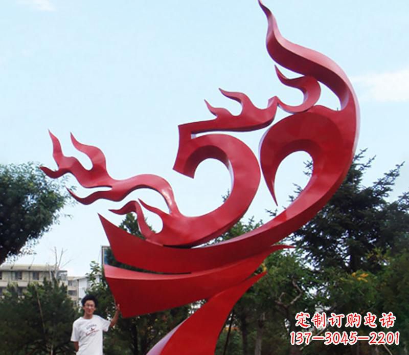 兰州梦幻飘带景观雕塑
