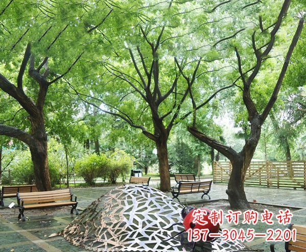 兰州悠久活力-不锈钢瓢虫雕塑