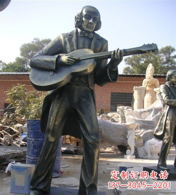 兰州高端精致吉他雕塑
