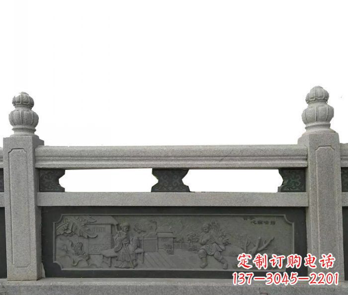 兰州公园仿古石雕栏板
