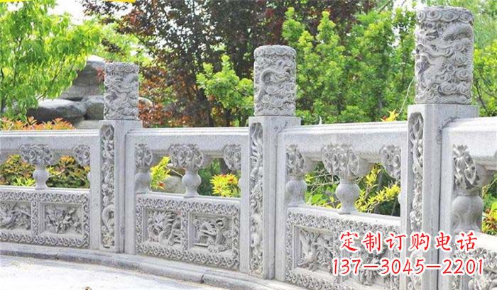 兰州公园仿古石栏板_1