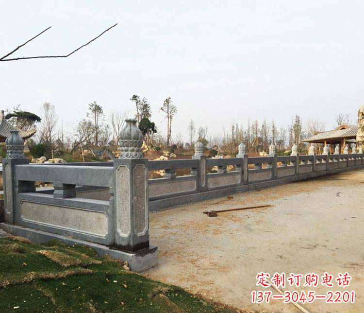 兰州公园仿古石栏板景观石雕 (3)