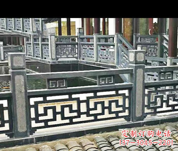兰州公园仿古石栏板