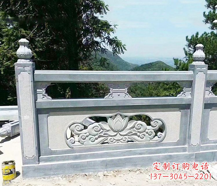 兰州公园仿古石栏板景观石雕 (8)