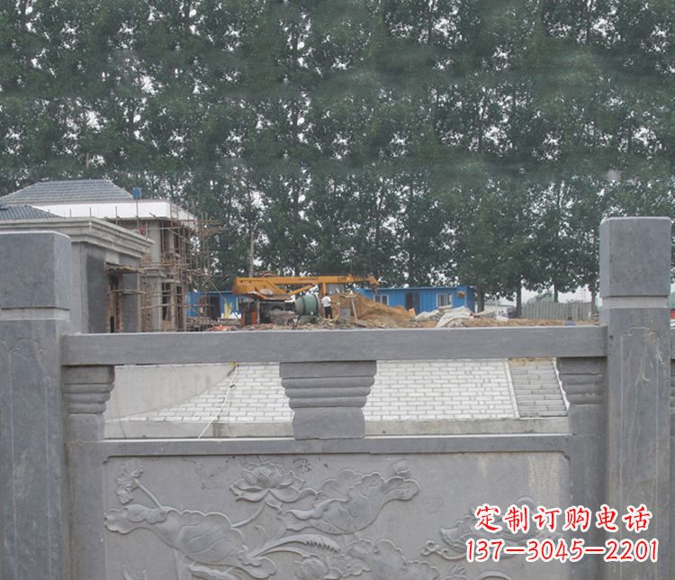 兰州公园仿古石栏板景观石雕 (9)