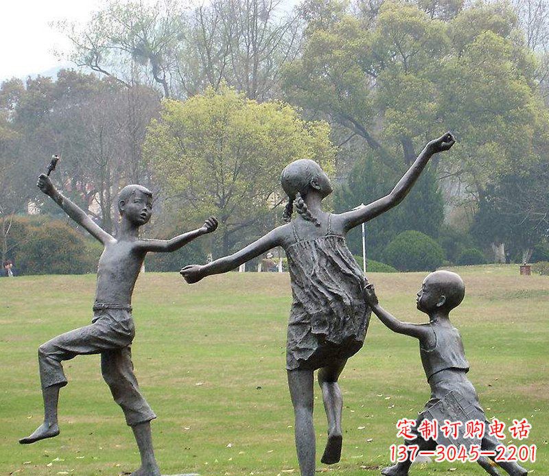 兰州浪漫童年·清新儿童铜雕