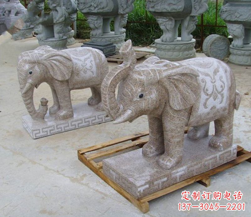 兰州精美大象雕塑