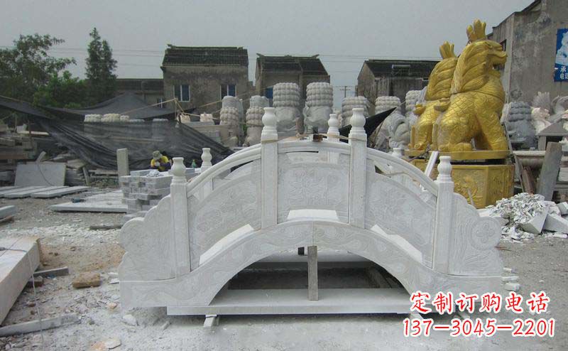 兰州精美的大理石拱桥雕塑